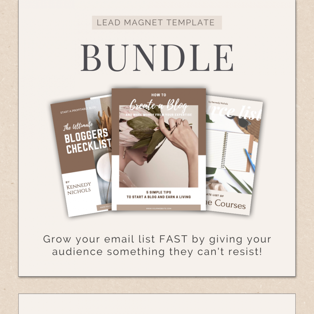Lead Magnet Template Digital Shop Image