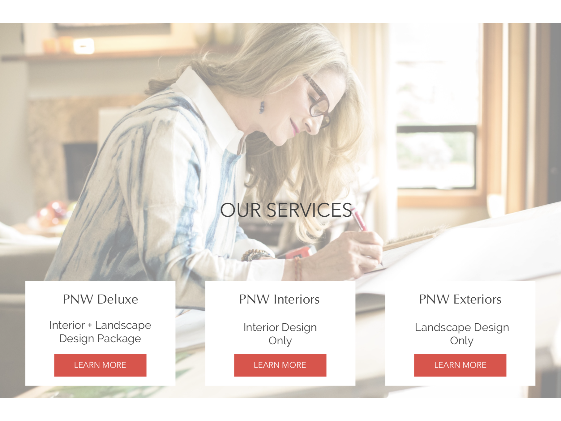 Tamara Soreano Design Landing Page